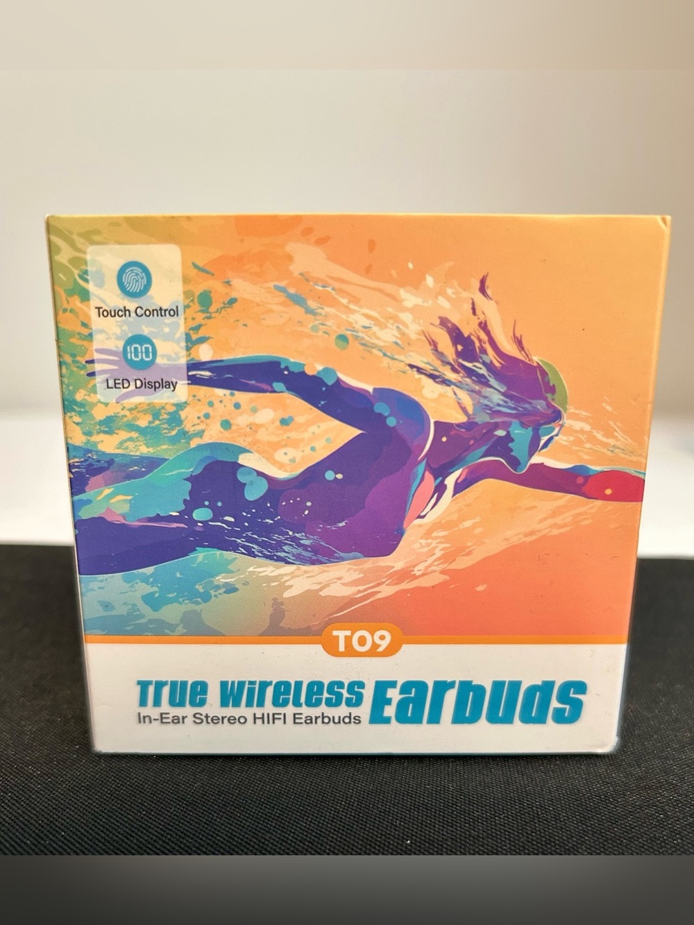 True Wireless Earbuds - Colorful Graphic Design
